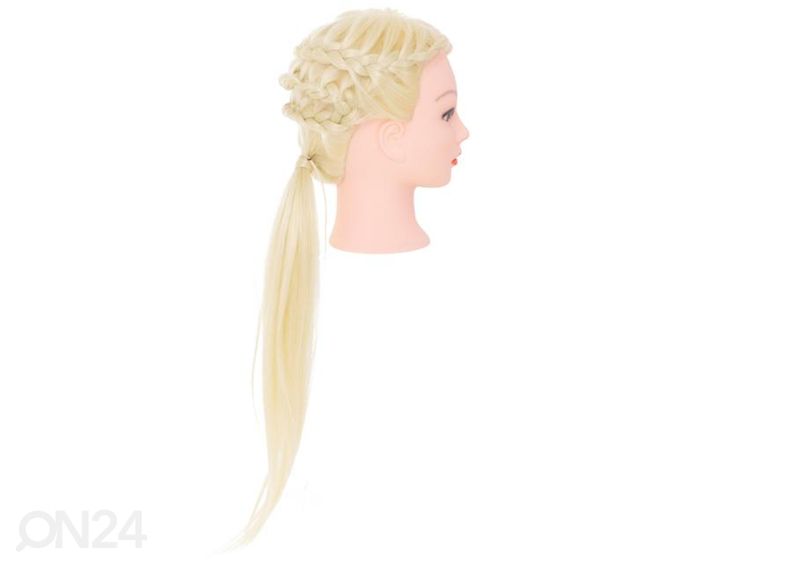 Nuku pea soengute harjutamiseks looduslikud juuksed suurendatud