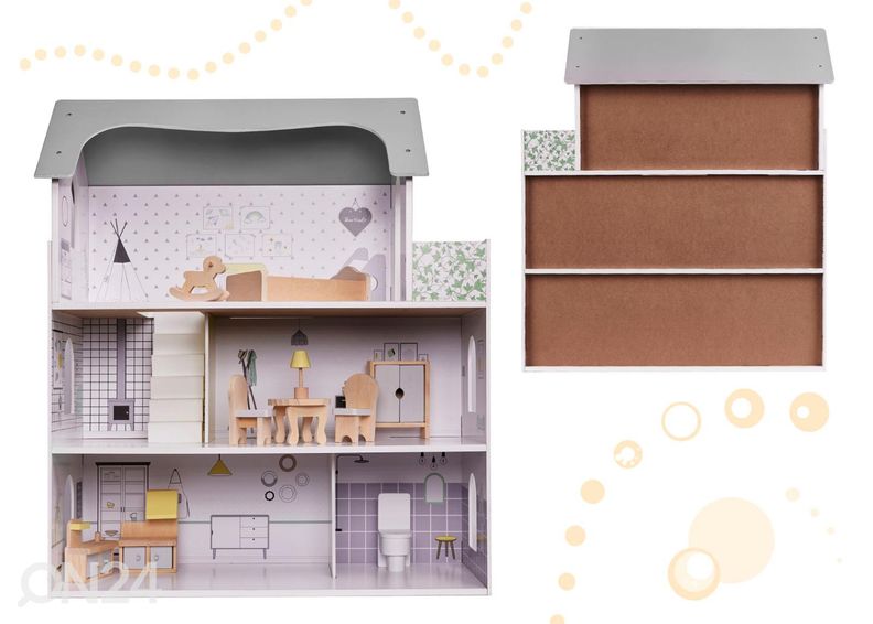 Nukumaja + mööbel 70 cm suurendatud