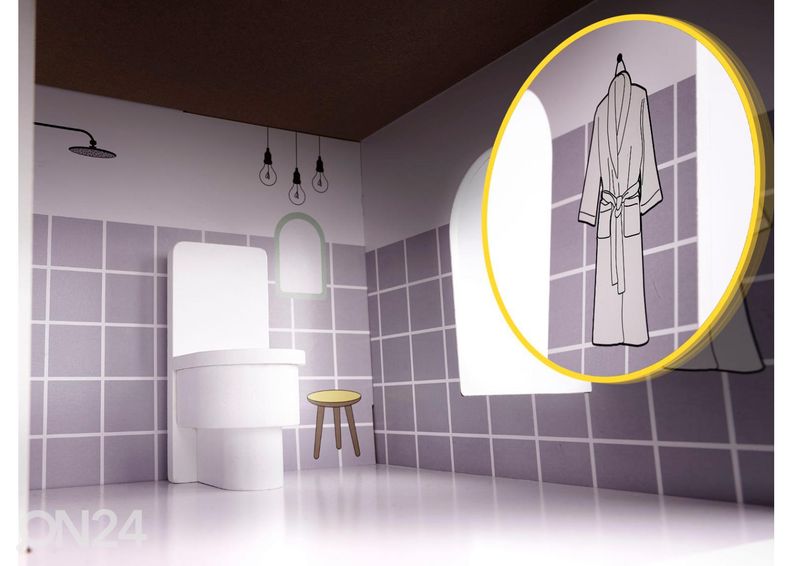 Nukumaja + mööbel 70 cm suurendatud