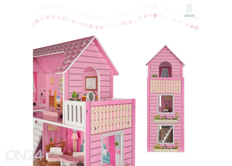 Nukumaja + mööbel 70 cm suurendatud