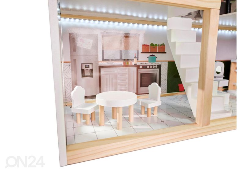 Nukumaja + mööbel Boho 78 cm LED tuledega suurendatud