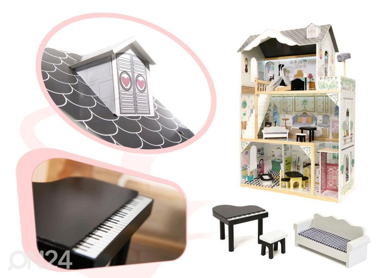 Nukumaja + mööbel ja LED valgus suurendatud