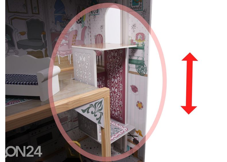 Nukumaja + mööbel ja LED valgus suurendatud