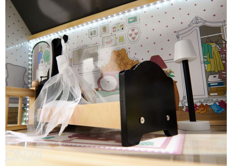 Nukumaja + mööbel ja LED valgus suurendatud