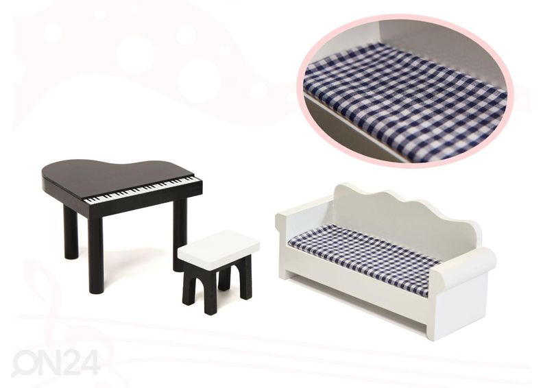 Nukumaja + mööbel ja LED valgus suurendatud