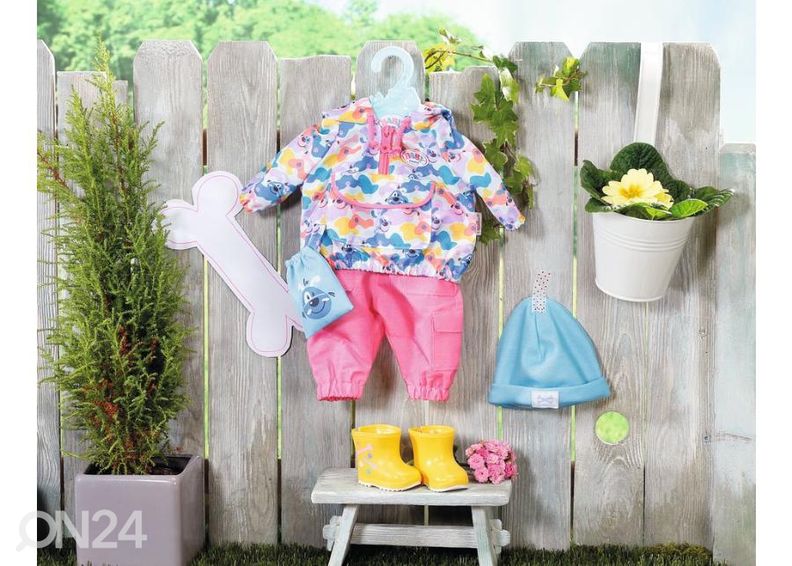Nukuriiete komplekt BABY BORN Walk the Dog 43 cm suurendatud