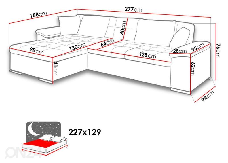 Nurgadiivanvoodi suurendatud