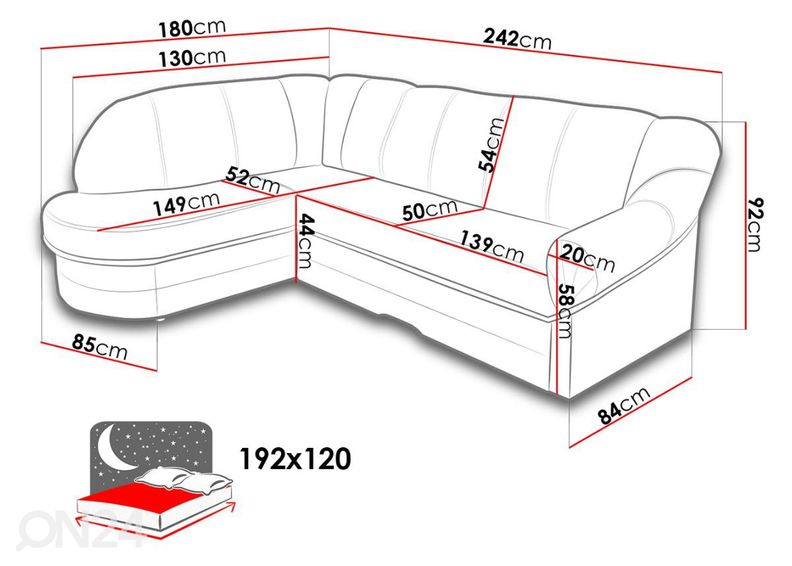 Nurgadiivanvoodi suurendatud