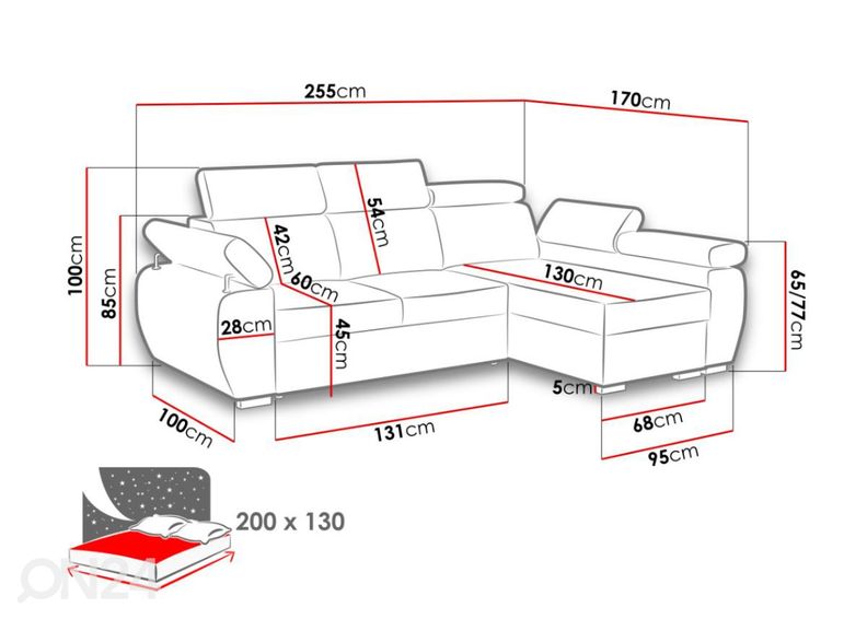 Nurgadiivanvoodi suurendatud