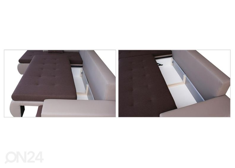 Nurgadiivanvoodi Bologna XL suurendatud