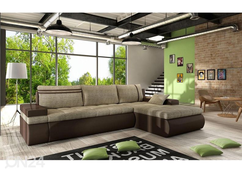 Nurgadiivanvoodi Bologna XL suurendatud