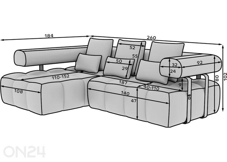 Nurgadiivanvoodi Levvi suurendatud