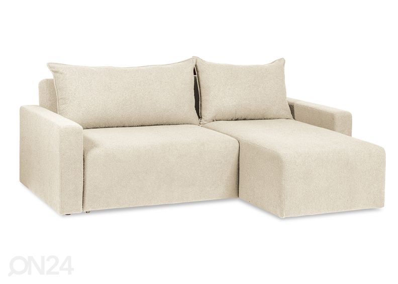 Nurgadiivanvoodi pesukastidega Palermo suurendatud