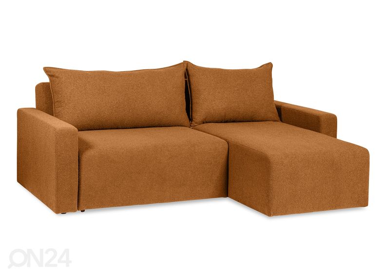 Nurgadiivanvoodi pesukastidega Palermo suurendatud