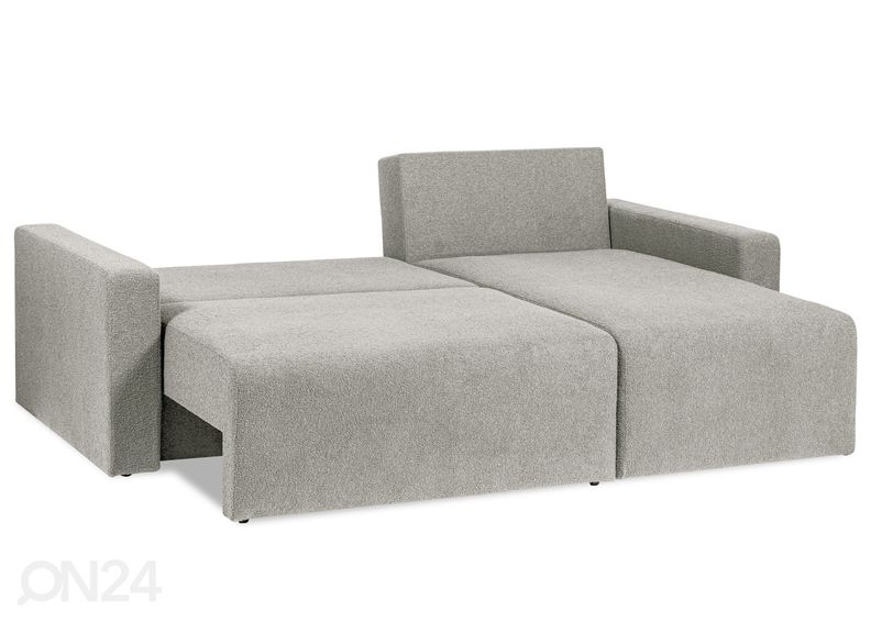 Nurgadiivanvoodi pesukastidega Palermo suurendatud