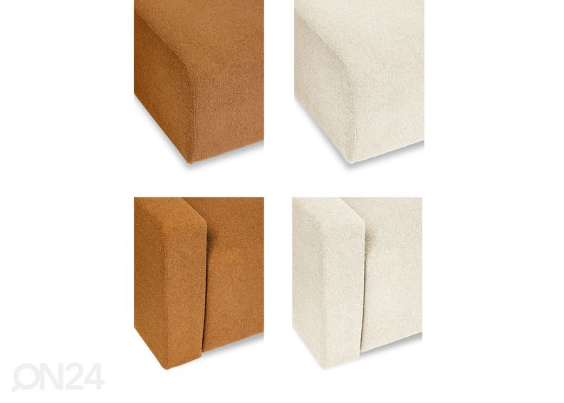 Nurgadiivanvoodi pesukastidega Palermo suurendatud