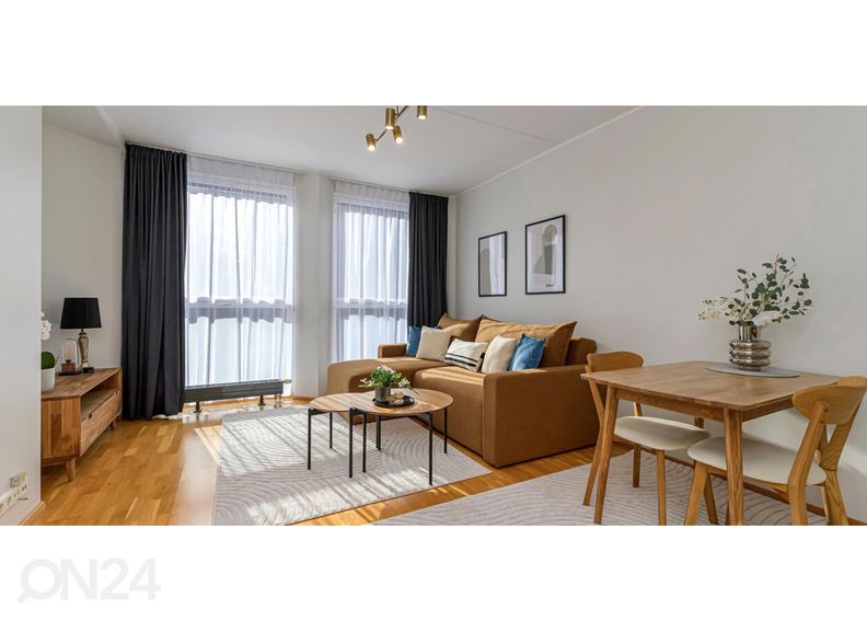 Nurgadiivanvoodi pesukastidega Palermo suurendatud