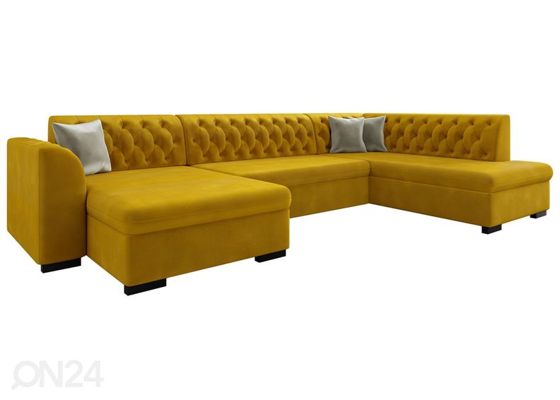 Nurgadiivanvoodi pesukastiga suurendatud