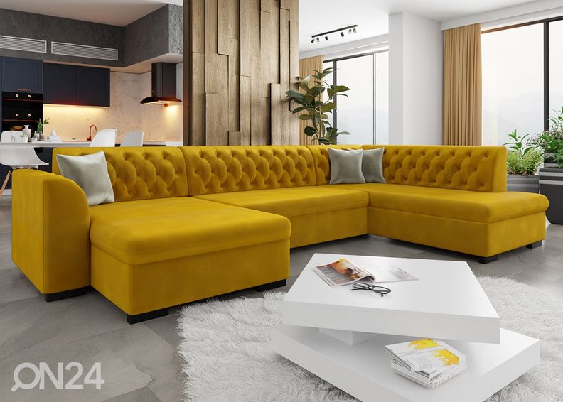 Nurgadiivanvoodi pesukastiga suurendatud