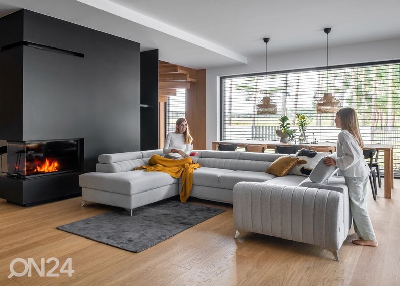 Nurgadiivanvoodi pesukastiga suurendatud