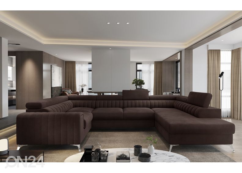 Nurgadiivanvoodi pesukastiga suurendatud