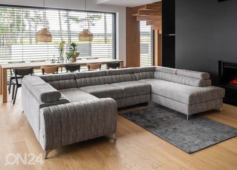 Nurgadiivanvoodi pesukastiga suurendatud