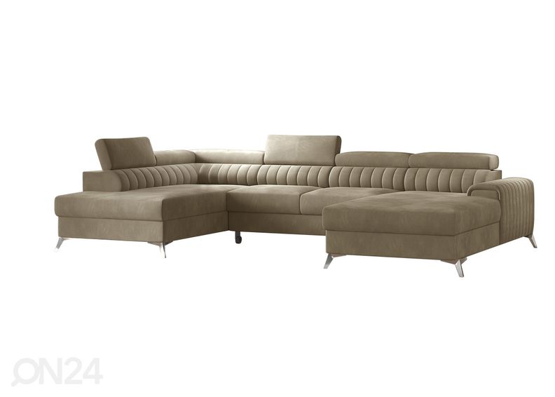 Nurgadiivanvoodi pesukastiga suurendatud