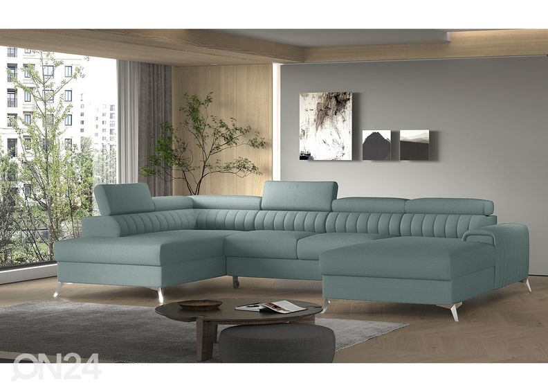 Nurgadiivanvoodi pesukastiga suurendatud