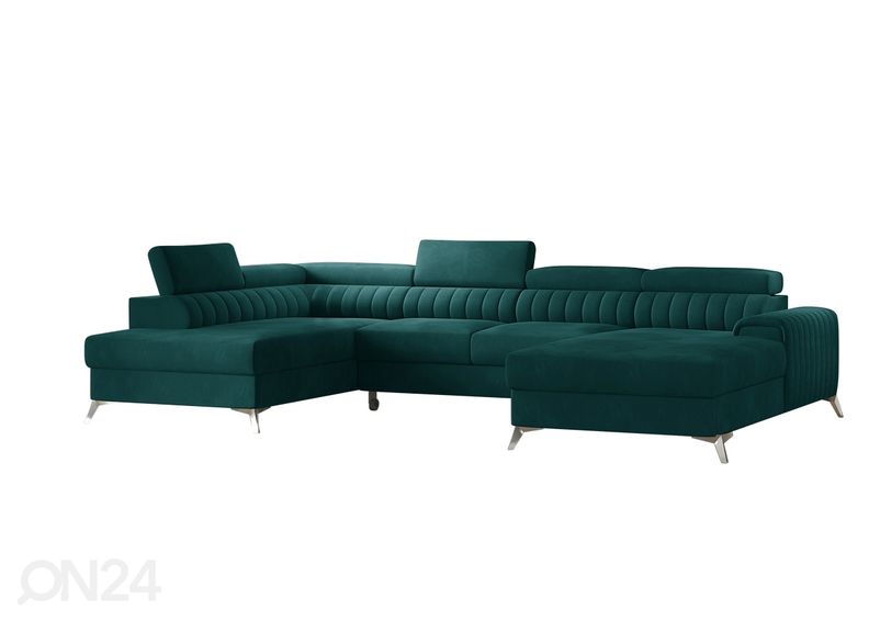 Nurgadiivanvoodi pesukastiga suurendatud