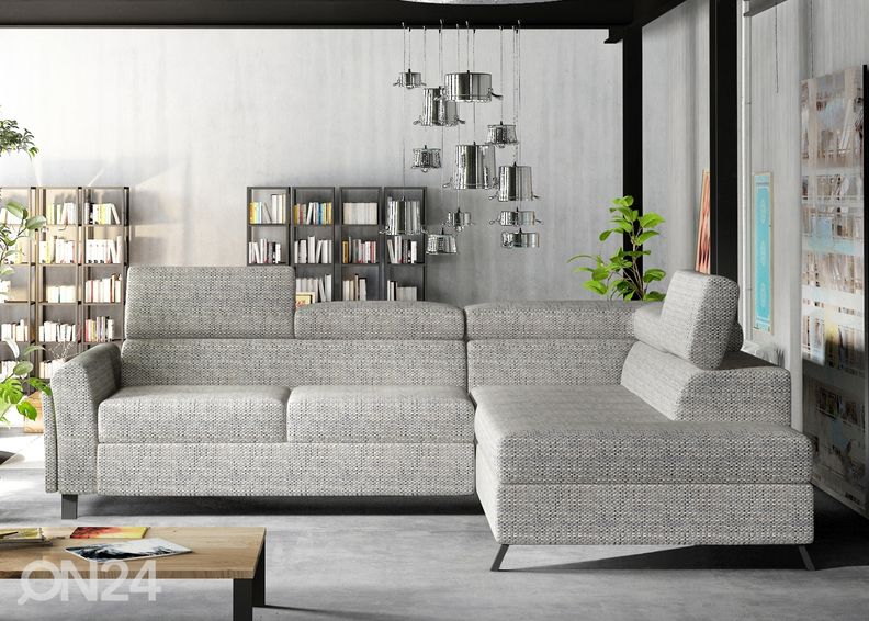 Nurgadiivanvoodi pesukastiga suurendatud