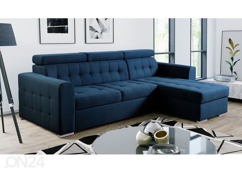 Nurgadiivanvoodi pesukastiga suurendatud