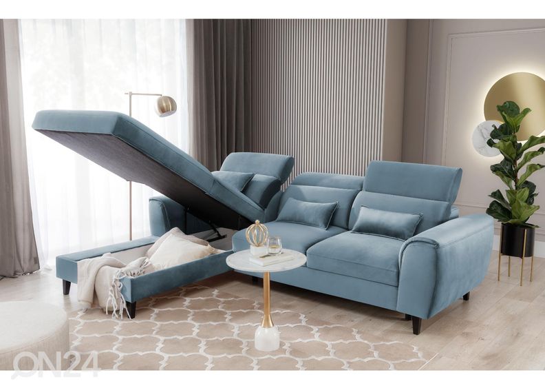 Nurgadiivanvoodi pesukastiga Foble suurendatud