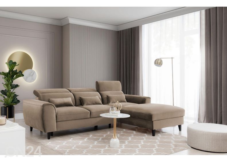 Nurgadiivanvoodi pesukastiga Foble suurendatud