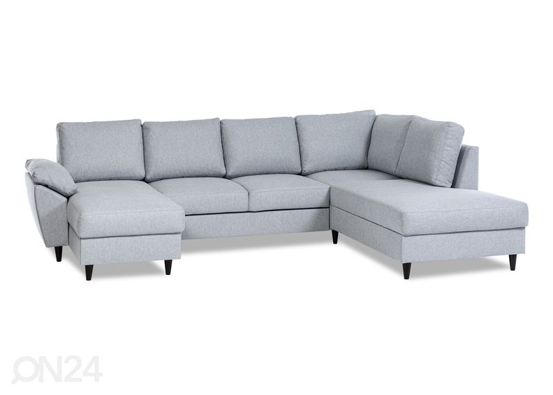 Nurgadiivanvoodi pesukastiga Renate XXL suurendatud