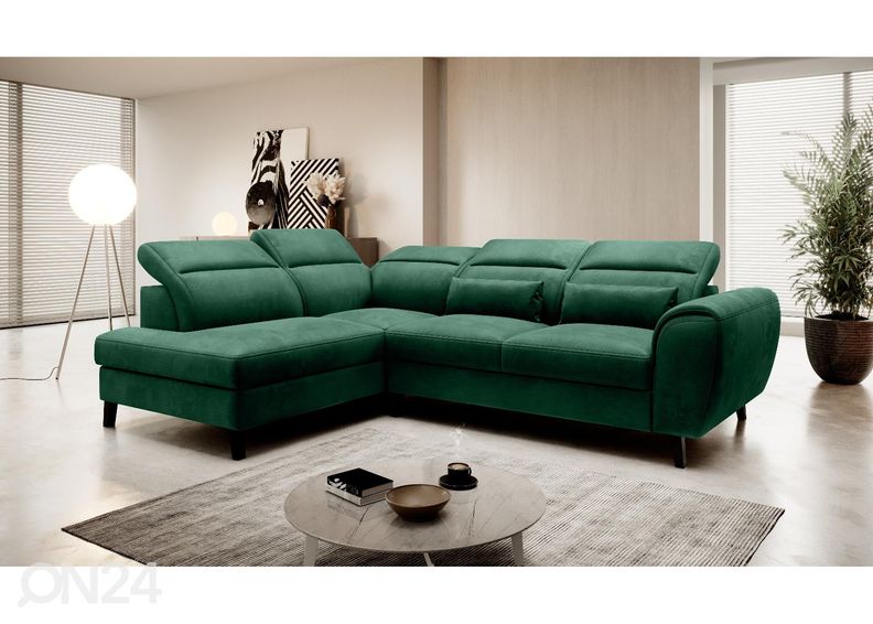 Nurgadiivanvoodi pesukastiga Roma suurendatud