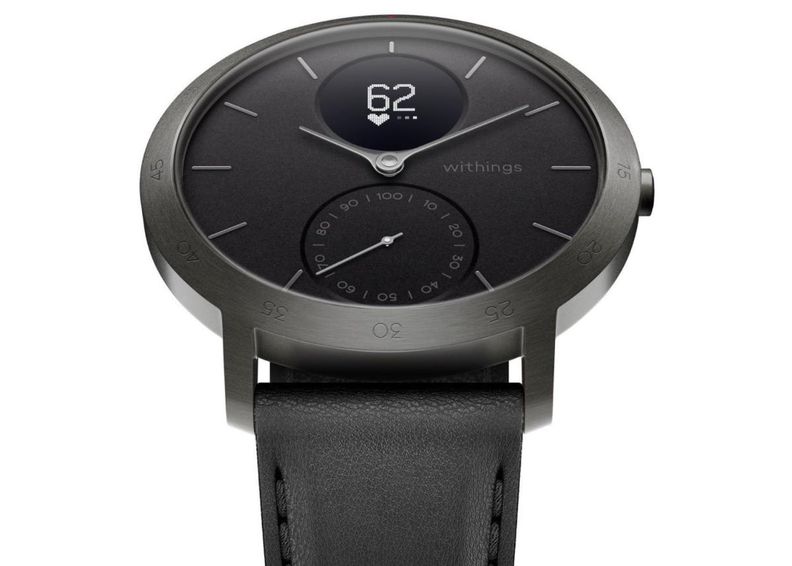 Nutikell Withings Steel HR 40mm Slate hall-must suurendatud