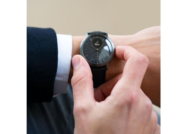 Nutikell Withings Steel HR 40mm Slate hall-must suurendatud