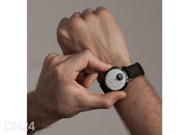 Nutikell Withings Steel HR Sport 40mm must suurendatud