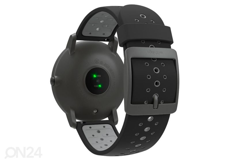 Nutikell Withings Steel HR Sport 40mm must suurendatud
