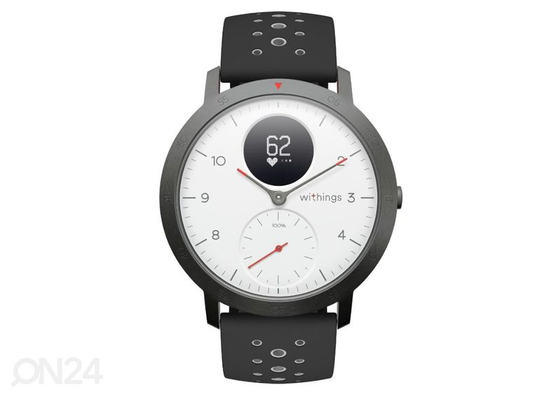 Nutikell Withings Steel HR Sport 40mm must suurendatud