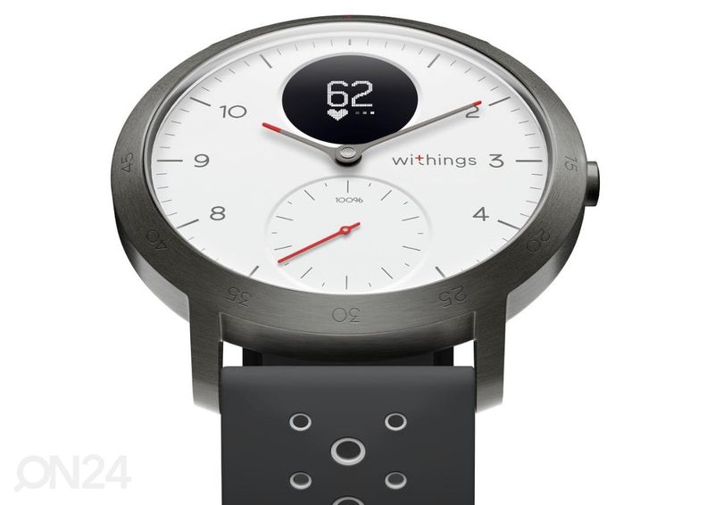 Nutikell Withings Steel HR Sport 40mm must suurendatud