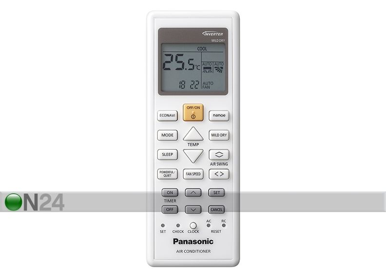 Õhksoojuspump Panasonic NZ25TKE suurendatud