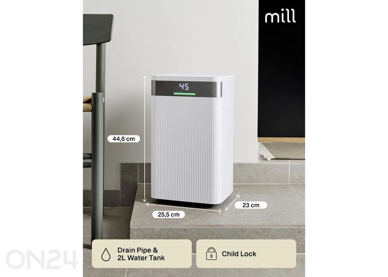 Õhukuivati Mill MDH12 8-15 m² suurendatud