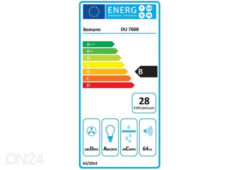 Õhupuhastaja Bomann DU7608B, must suurendatud
