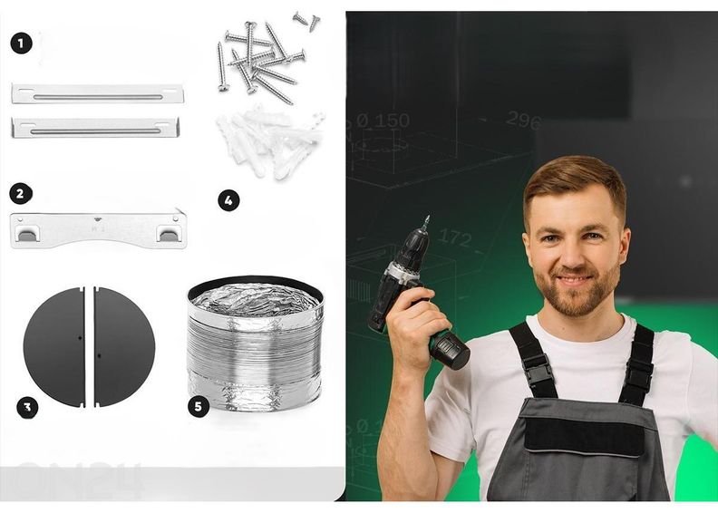 Õhupuhastaja Bomann DU7611G suurendatud