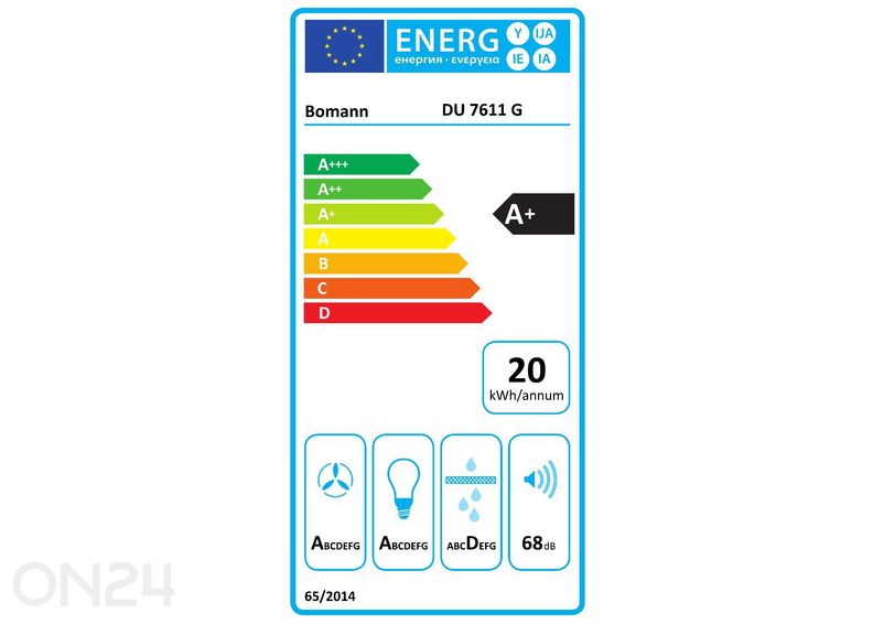 Õhupuhastaja Bomann DU7611G suurendatud