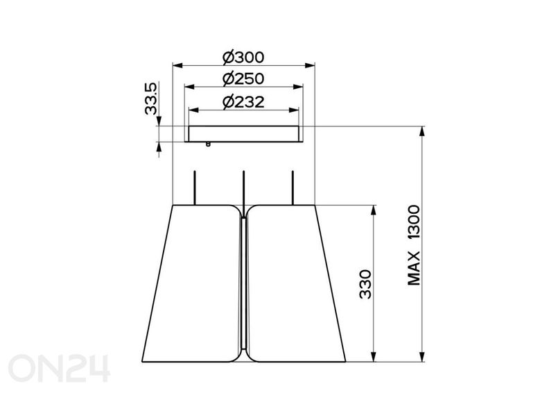 Õhupuhastaja Faber Beat BK matt F45/2 suurendatud