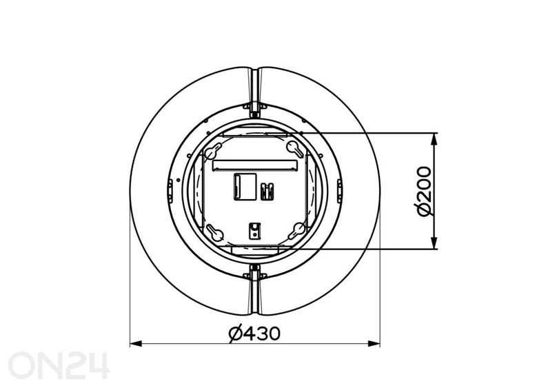Õhupuhastaja Faber Beat BK matt F45/2 suurendatud