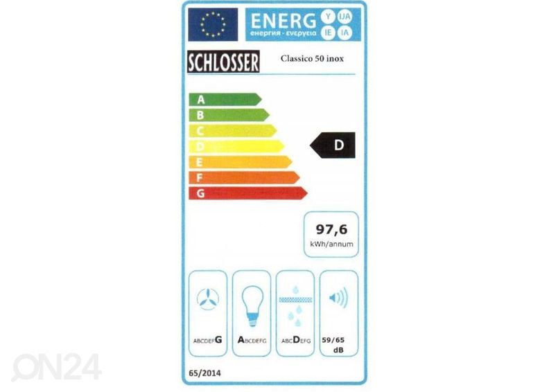 Õhupuhastaja Schlosser CLASSIC50YV suurendatud