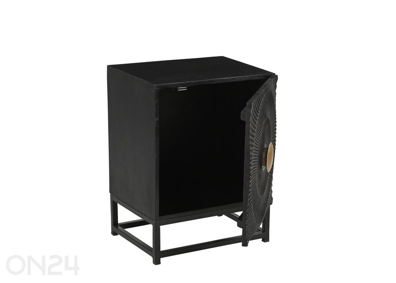 Öökapp Black Smooth 45 cm suurendatud